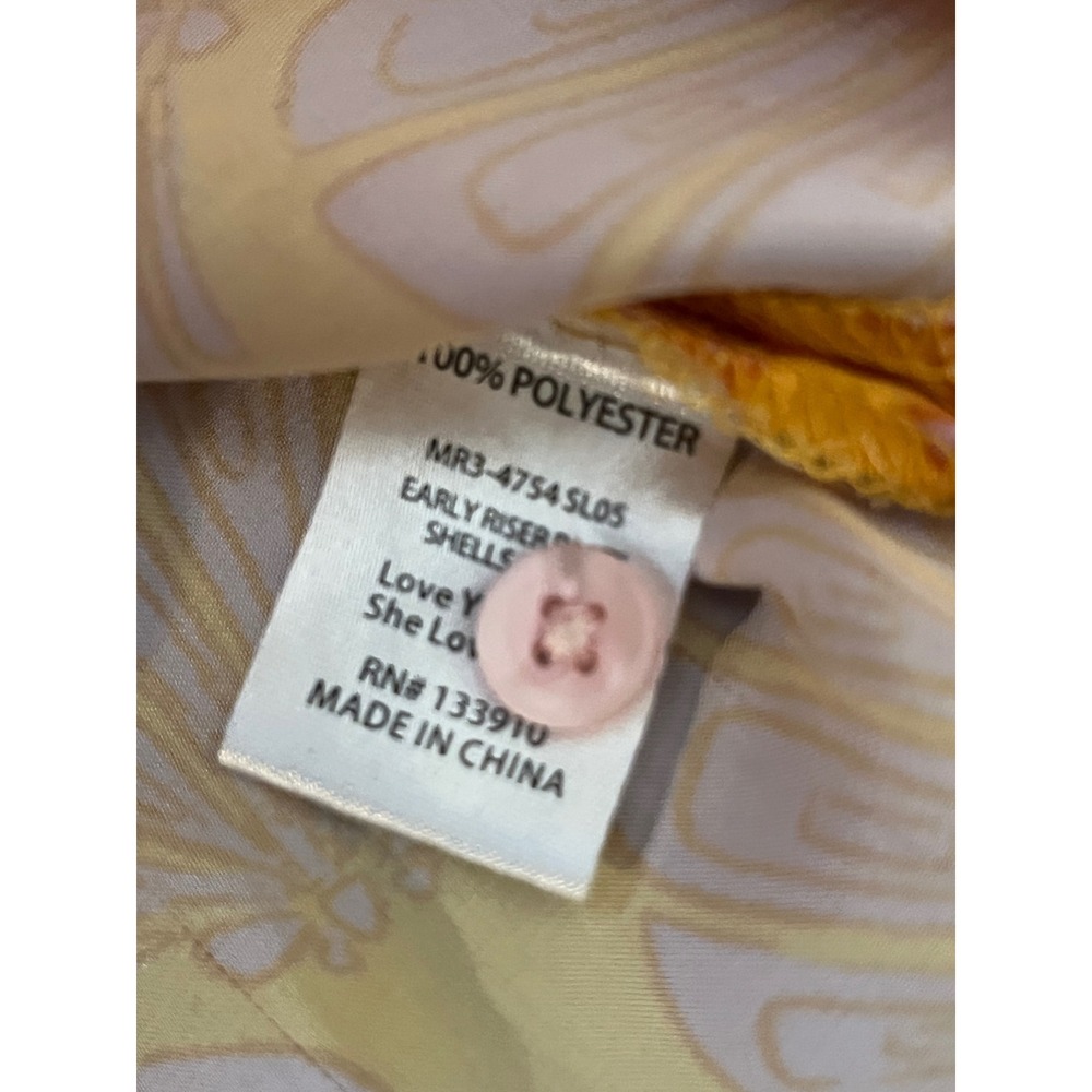 Show Me Your Mumu Seashell Print Button Down Pajama Shirt ONLY Size S - Picture 4 of 7